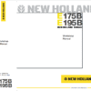 Kobelco Holland E175B, E195B Tracked Crawler Excavator Service Manual
