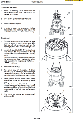 Kobelco Holland E175B, E195B Tracked Crawler Excavator Service Manual