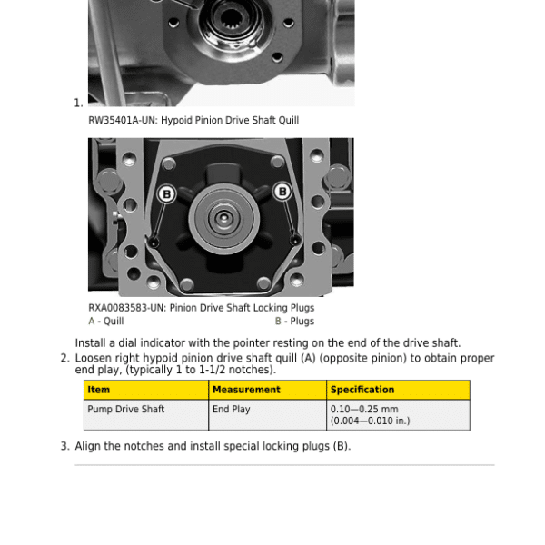 John Deere 8330 8430 8530 Repair Manual