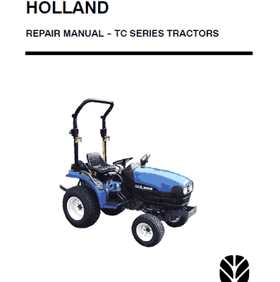 New Holland Tc18 Tc21D Tc24D Service Manual