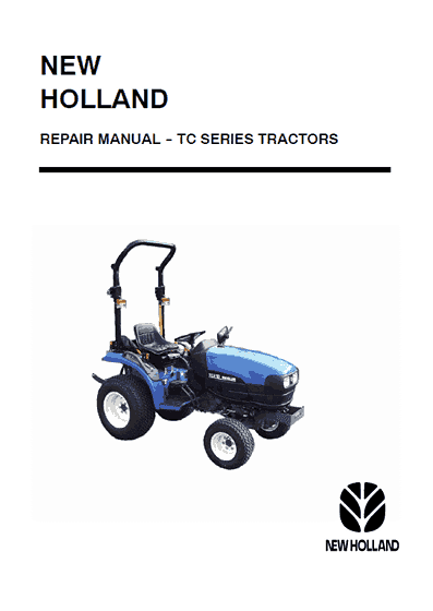 New Holland Tc18 Tc21D Tc24D Service Manual