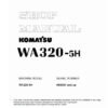 Komatsu Wa320-5H Wheel Loader Operating Manual