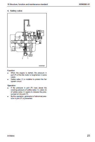 Komatsu D155a-6 Specs Bulldozer Service Repair Manual