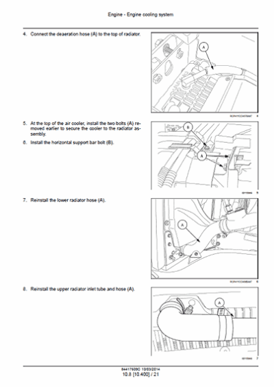 New Holland T8.355 T8.385 Tractor Repair Manual