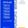 New Holland T8020 T8030 T8040 Tractor operator Manual