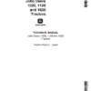 John Deere 1020 1120 1630 Tractors Technical Service Manual