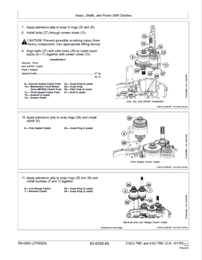 John Deere 310sj And 410j Backhoe Loader With Tmc Sercice Manual