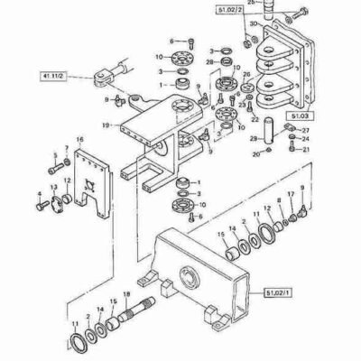Bomag Bw142 D-2 drum Parts Manual