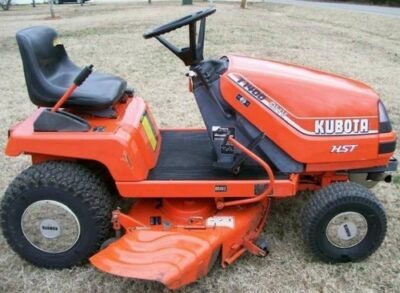 Kubota T1400 T1400h Lawn Tractor Service Manual