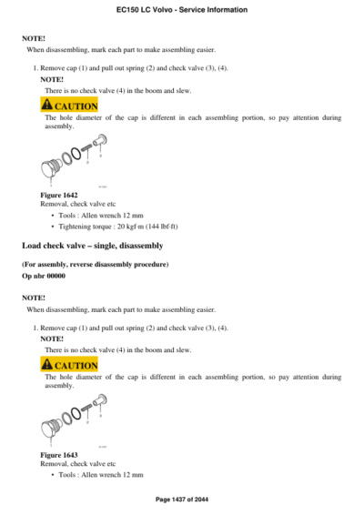 Volvo EC150 EC150 LC Excavator Catalog Manual - Image 4