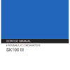 Kobelco SK100 MARK III Hydraulic Excavator Service Repair Manual