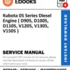Kubota 05 D905 V1505 Service Manual Kubota 05 D905 V1505 Service Manual