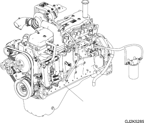 Komatsu SAA6D107E-1 Engine Parts Manual