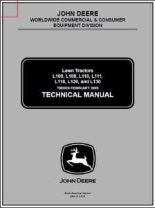 JOHN DEERE L100 L108 L110 SERVICE REPAIR Manual