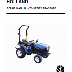 New Holland TC18, TC18D, TC21D, TD24D Tractor Service Manual New Holland TC18, TC18D, TC21D, TD24D Tractor Service Manual - Image 2