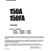 Komatsu 150A 150FA Crane Service Manual