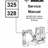 Bobcat 325 and 328 Compact Excavator Service Manual