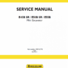 New Holland E45B SR, E50B SR, E55B Mini Excavator Service Manual