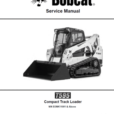 Cart Bobcat T595 Compact Track Loader Service Repair Manual