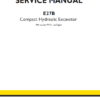 New Holland E27B Compact Excavator Service Manual