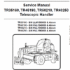 Bobcat TR35160, TR45190, TR50210, TR40250 Telescopic Service Manual