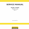 New Holland W270C, W300C Tier 4 Wheel Loader Service Manual