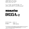 Komatsu D135A-2 Dozer Comprehensive Service Manual Guide