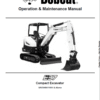 Bobcat E37 Excavator Repair Service Manual
