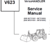 Bobcat V623 Versa HANDLER Telescopic Service Manual