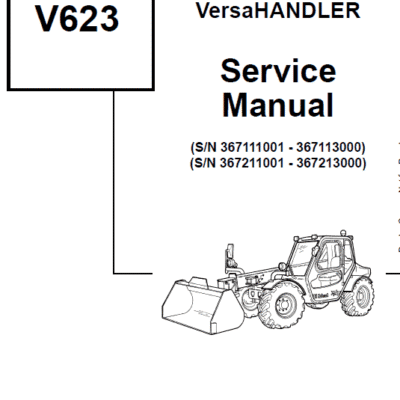 Bobcat V623 Versa HANDLER Telescopic Service Manual