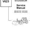 Bobcat V623 VersaHANDLER Telescopic Service Manual