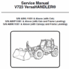 Bobcat V723 Versa HANDLER Telescopic Service Repair Manual