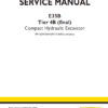 New Holland E35B Tier 4B Compact Excavator Service Manual