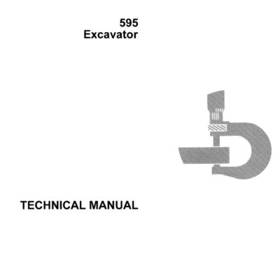 John Deere 595 Excavator Service Manual TM1375
