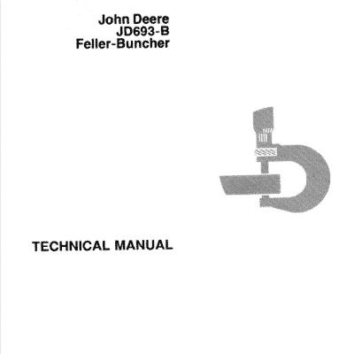 Cart John Deere 693B Feller Buncher Service Manual