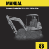 New Holland EC15, EC25, EC35, EC45 Mini Excavator Service Manual