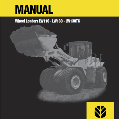 Cart New Holland LW110, LW130, LW130TC Wheel Loaders Service Manual