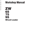 Hitachi ZW65, ZW75, ZW95 Wheel Loader Service Repair Manual