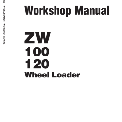 Hitachi ZW100 and ZW120 Wheel Loader Service Repair Manual