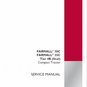 Cart Case Farmall 30C, 35C, 40C Tractor Service Manual