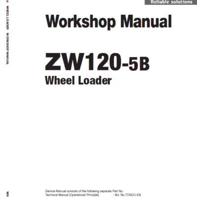 Hitachi ZW120-5B Wheel Loader Service Repair Manual