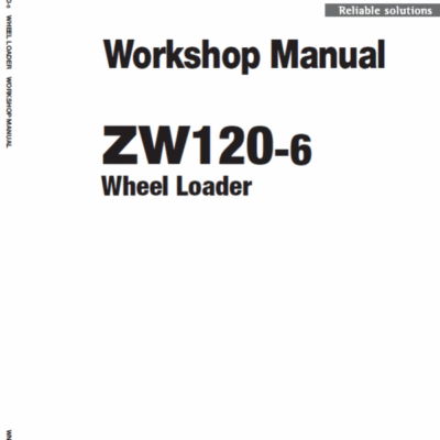 Cart Hitachi ZW120-6 Wheel Loader Service Repair Manual