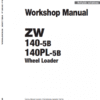 Hitachi ZW140-5B, ZW140PL-5B Wheel Loader Service Repair Manual