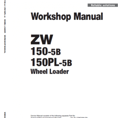 Cart Hitachi ZW150-5B Wheel Loader Service Repair Manual