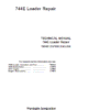 John Deere 744E Loader Repair Technical Manual