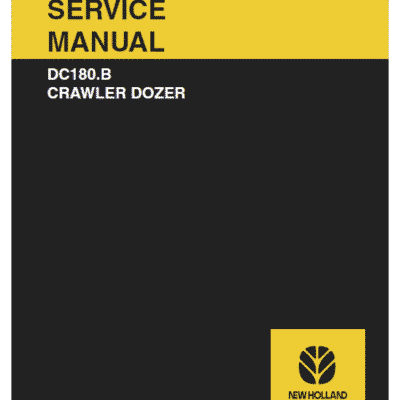 New Holland DC180.B Crawler Dozer Service Manual