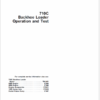 John Deere 710C Backhoe Loader Manual (TM1450 and TM1451)