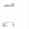 John Deere 710C Backhoe Loader Manual