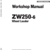 Hitachi ZW250-6 Wheel Loader Service Repair Manual