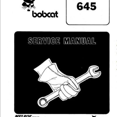 Cart Bobcat 645 Skid-Steer Loader Service Repair Manual